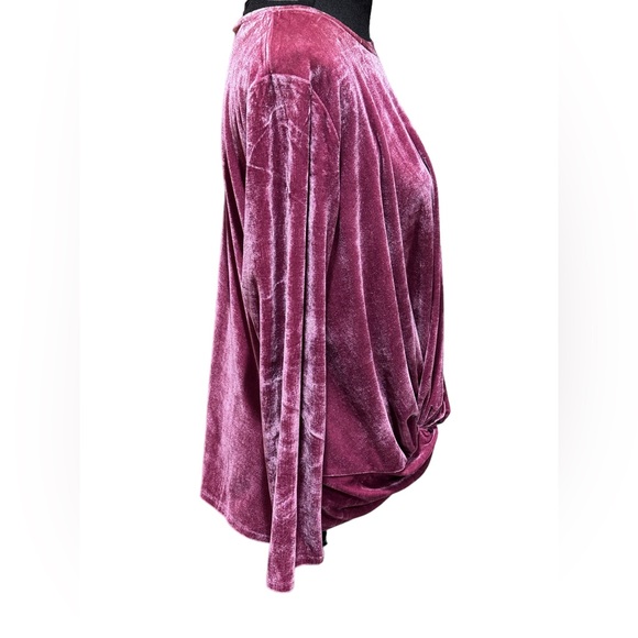 Velvet Twist Front Top - Picture 2 of 4